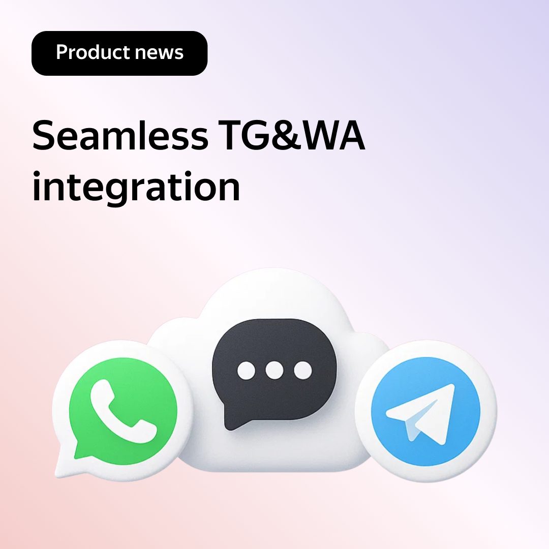 SaaS platform post — messenger integration
