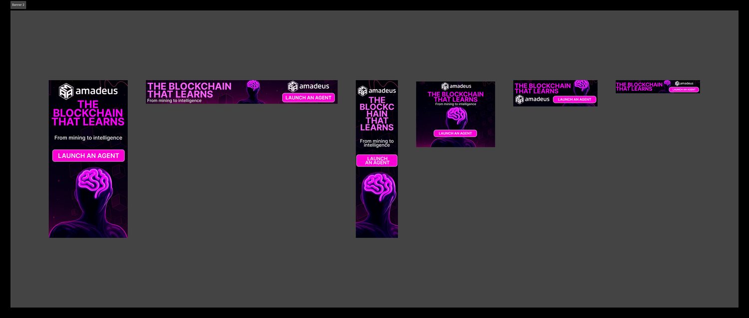 Web3 protocol banners — launch an agent without code